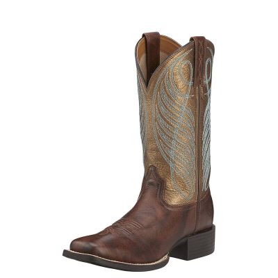 Ariat Round Up - Western Laarzen DonkerBruin Dames - 25074-740